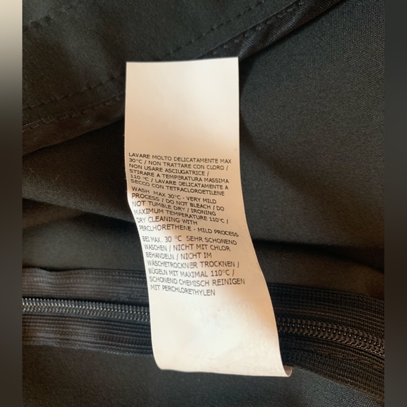 Imperial ankle slight flare leg pants with back zip Sexy, classy pant. Worn once - Picture 8 of 8